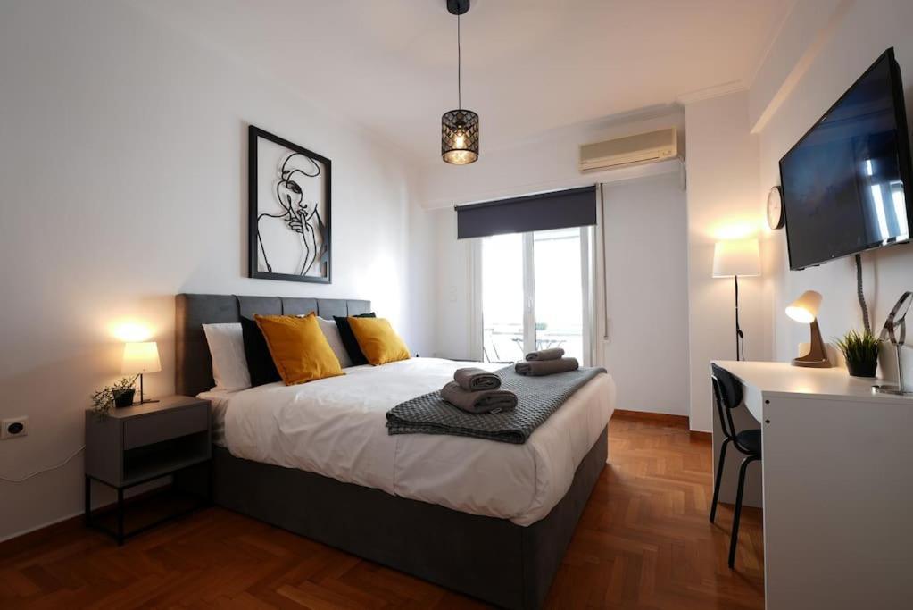 Syntagma Square, 70Sqm Pentelis Sunny Apartment アテネ エクステリア 写真